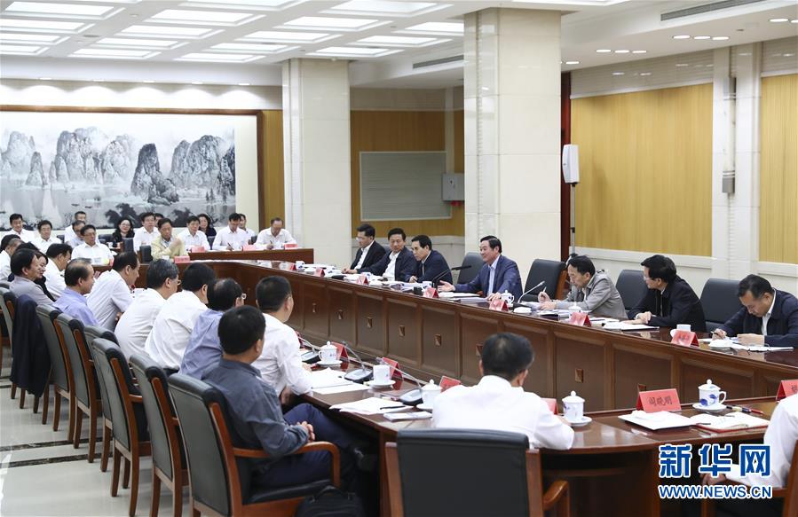 9月21日，中宣部在北京召開中央媒體駐外機(jī)構(gòu)外宣工作座談會。中共中央政治局委員、中央書記處書記、中宣部部長劉奇葆出席座談會并講話。新華社記者 謝環(huán)馳 攝 