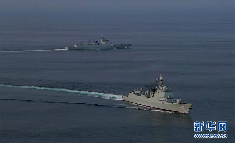 （國(guó)際）（1）中國(guó)海軍第35、36批護(hù)航編隊(duì)在亞丁灣完成任務(wù)交接