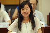 共產(chǎn)黨員微信、易信受眾代表喬薇發(fā)言