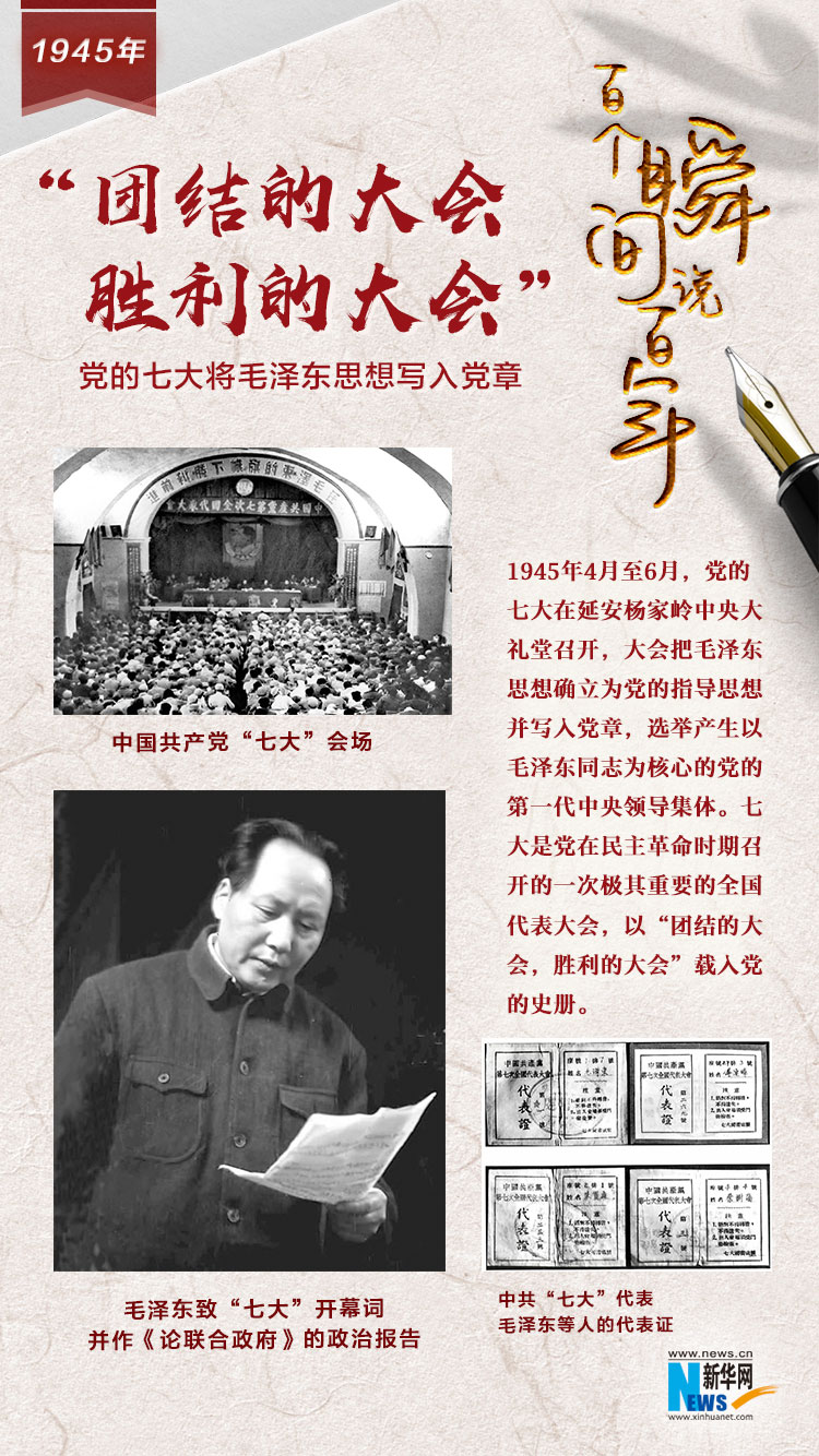 1945，“團(tuán)結(jié)的大會(huì)，勝利的大會(huì)”