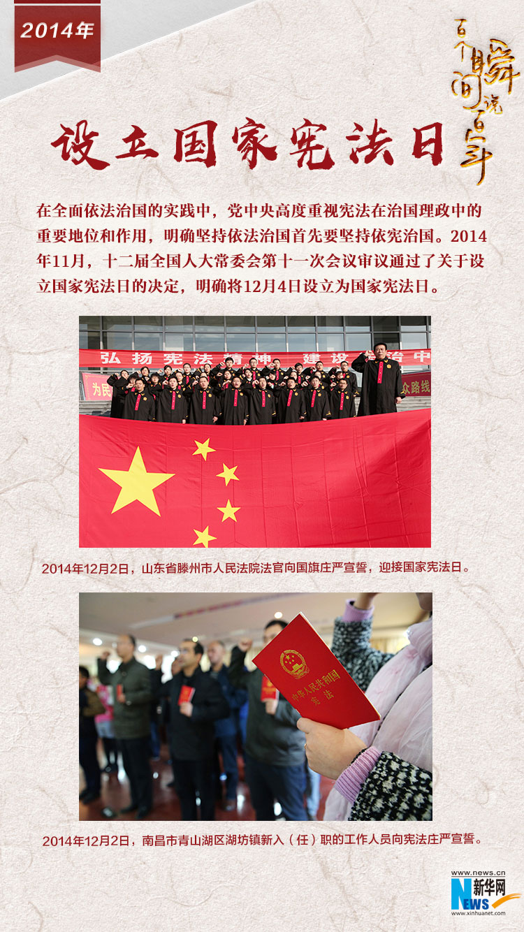 2014，設(shè)立國家憲法日