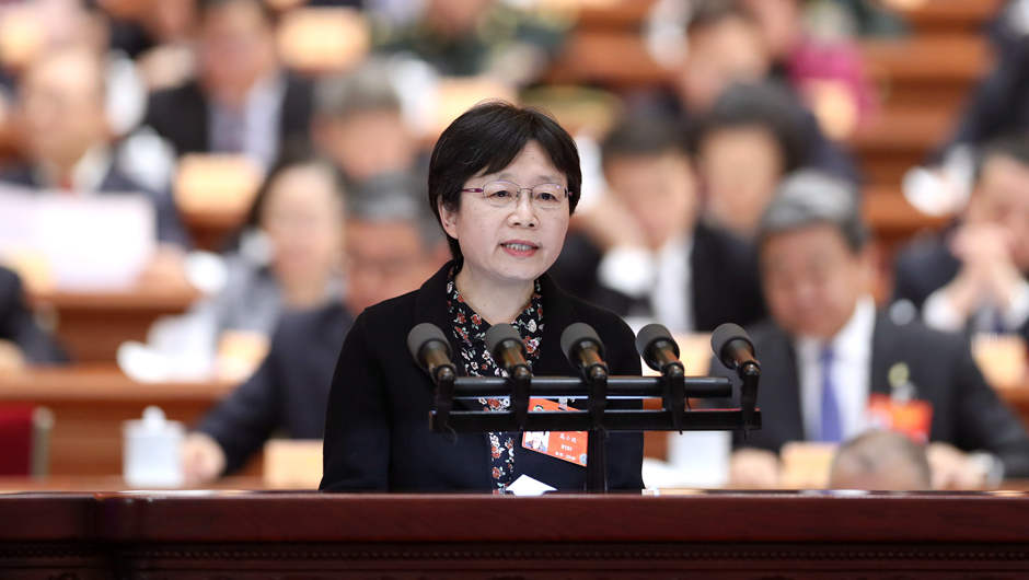 民革中央副主席、上海市委會主委，上海市人大常委會副主任 高小玫