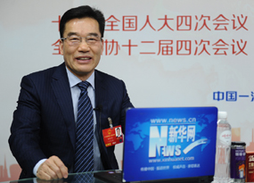 張傳衛(wèi)在訪談現場