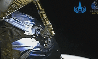 “天問一號”探測器火星捕獲過程影像來了！