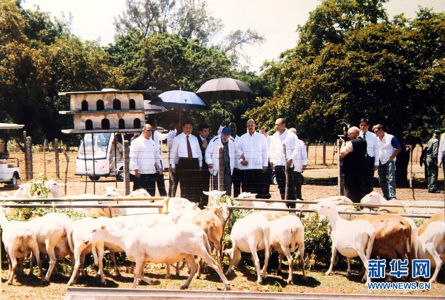 當(dāng)?shù)貢r(shí)間7月22日，國家主席習(xí)近平在哈瓦那親切探望古巴革命領(lǐng)袖菲德爾·卡斯特羅。 新華社發(fā)
