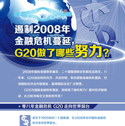 【G20系列圖解】遏制2008年金融危機蔓延 G20做了哪些努力？
