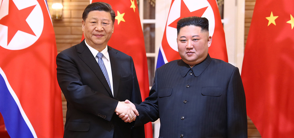 習(xí)近平同朝鮮勞動黨委員長、國務(wù)委員會委員長金正恩舉行會談