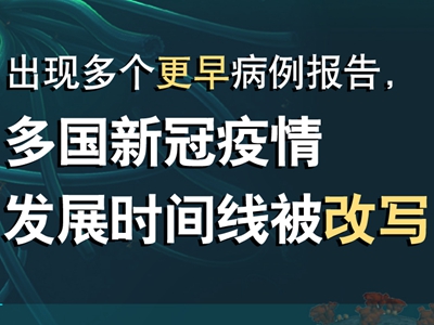 【圖解】出現(xiàn)多個(gè)更早病例報(bào)告,多國(guó)新冠疫情發(fā)展時(shí)間線被改寫(xiě)